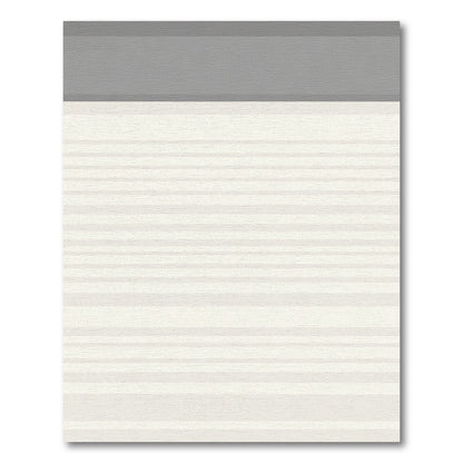 Subtle Gray Cream Stripe Rug