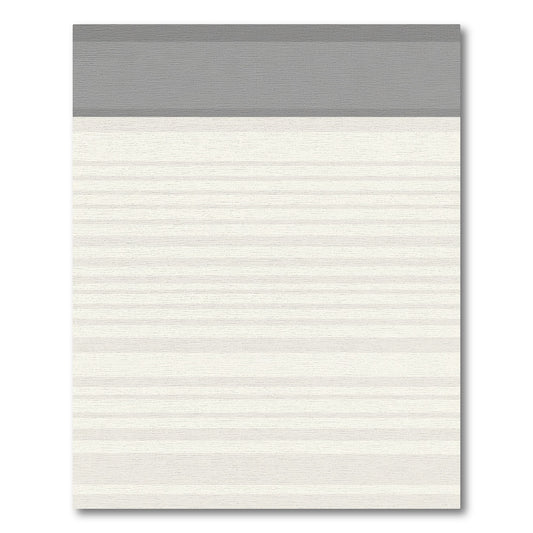 Subtle Gray Cream Stripe Rug