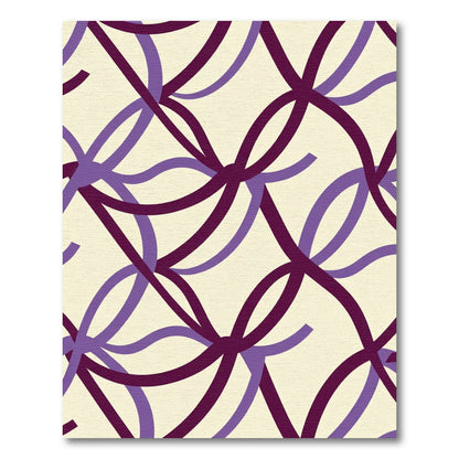 Two Tone Intertwined Ribbon Rug