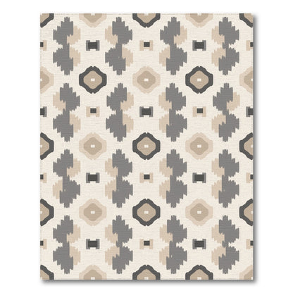 Geometric Modern Beige and Neutral Beige Geometric Neutral Area Rug
