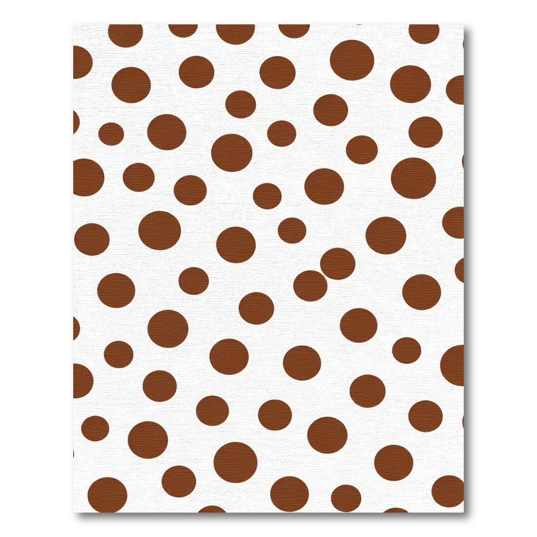 Brown Dot Scatter Circles Rug