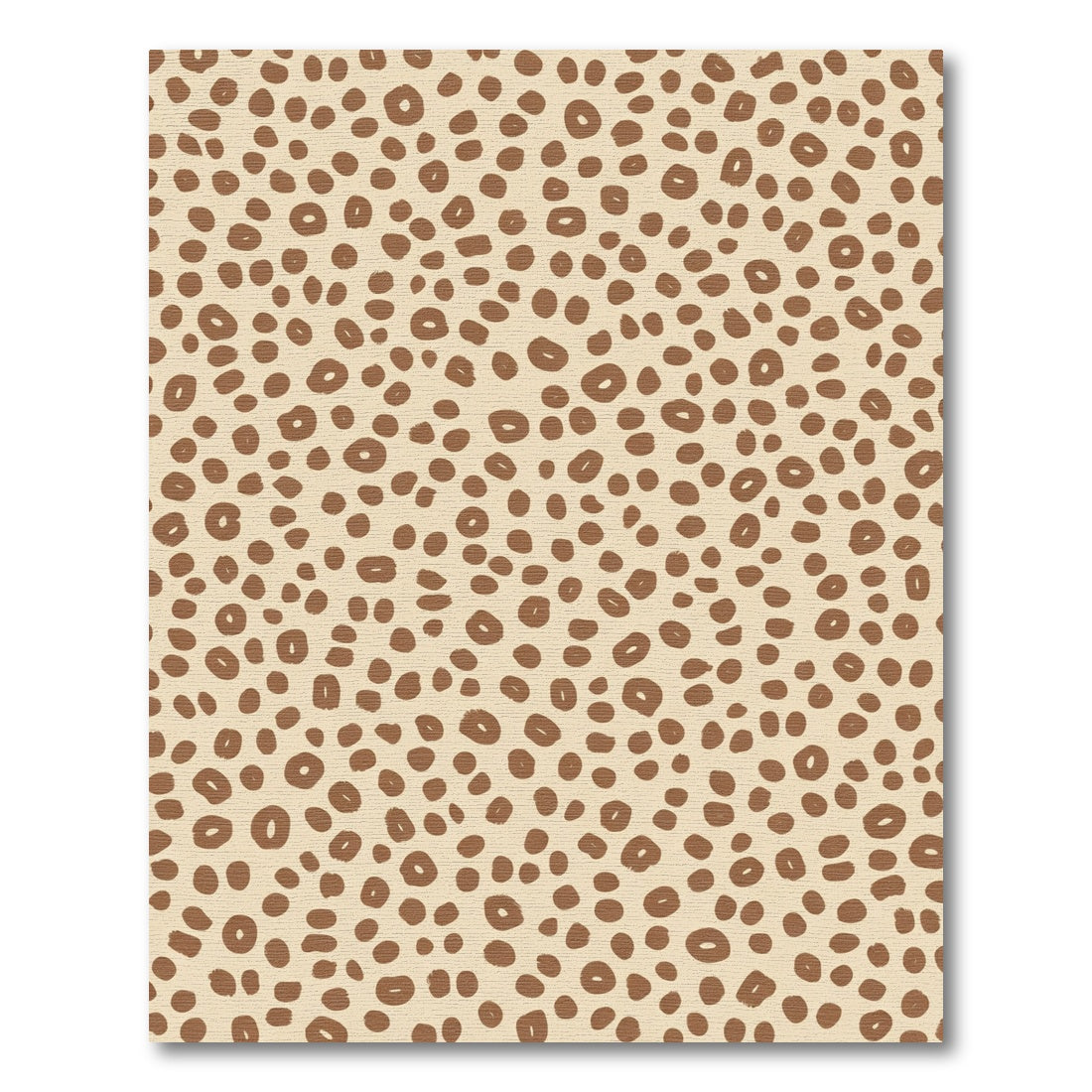 Brown Leopard Spots Repeating Image Rug