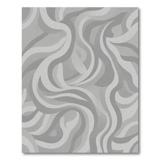 Monochromatic Swirl Abstract Waves Rug