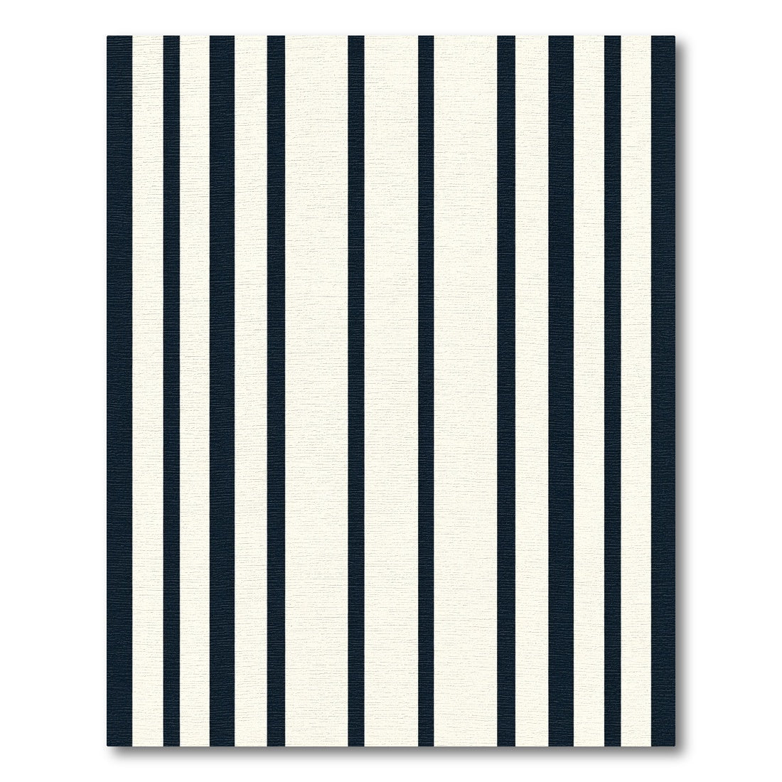 Classic Navy White Stripe Contemporary Rug
