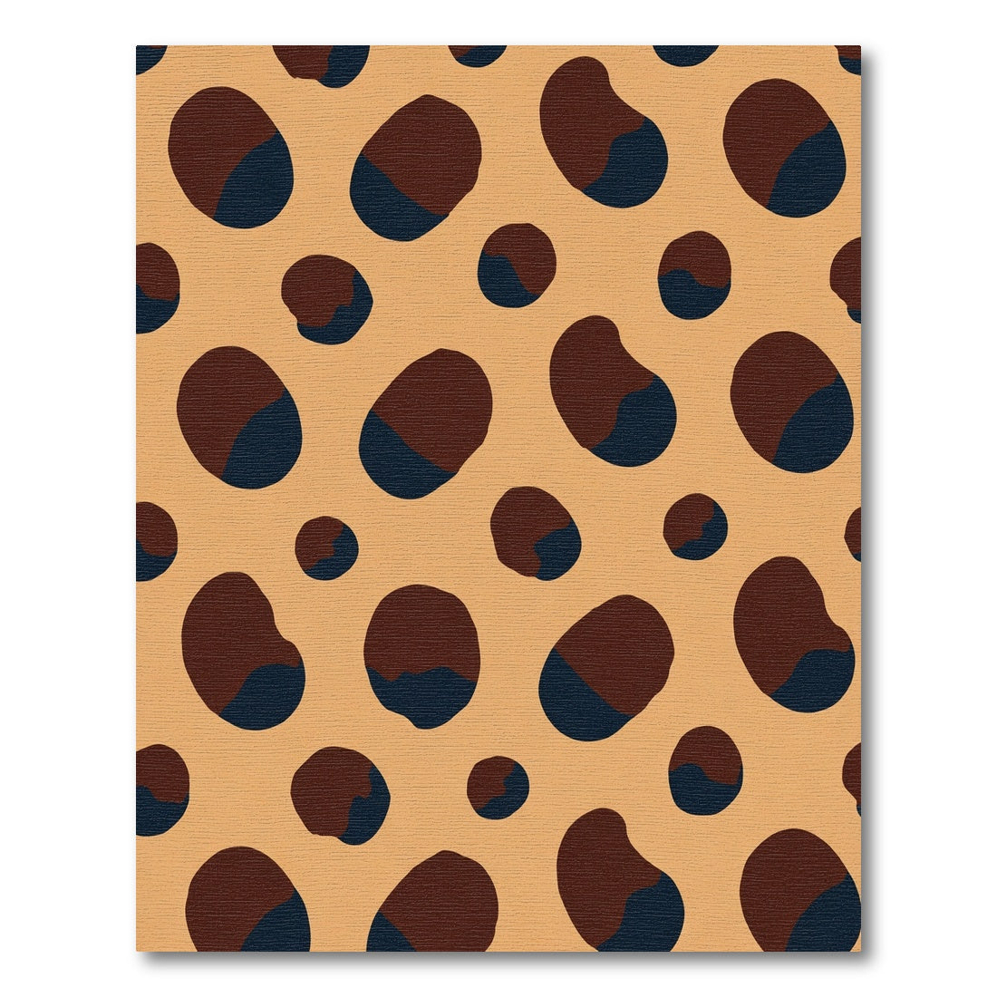 Warm Amber Speckled Spot Rug