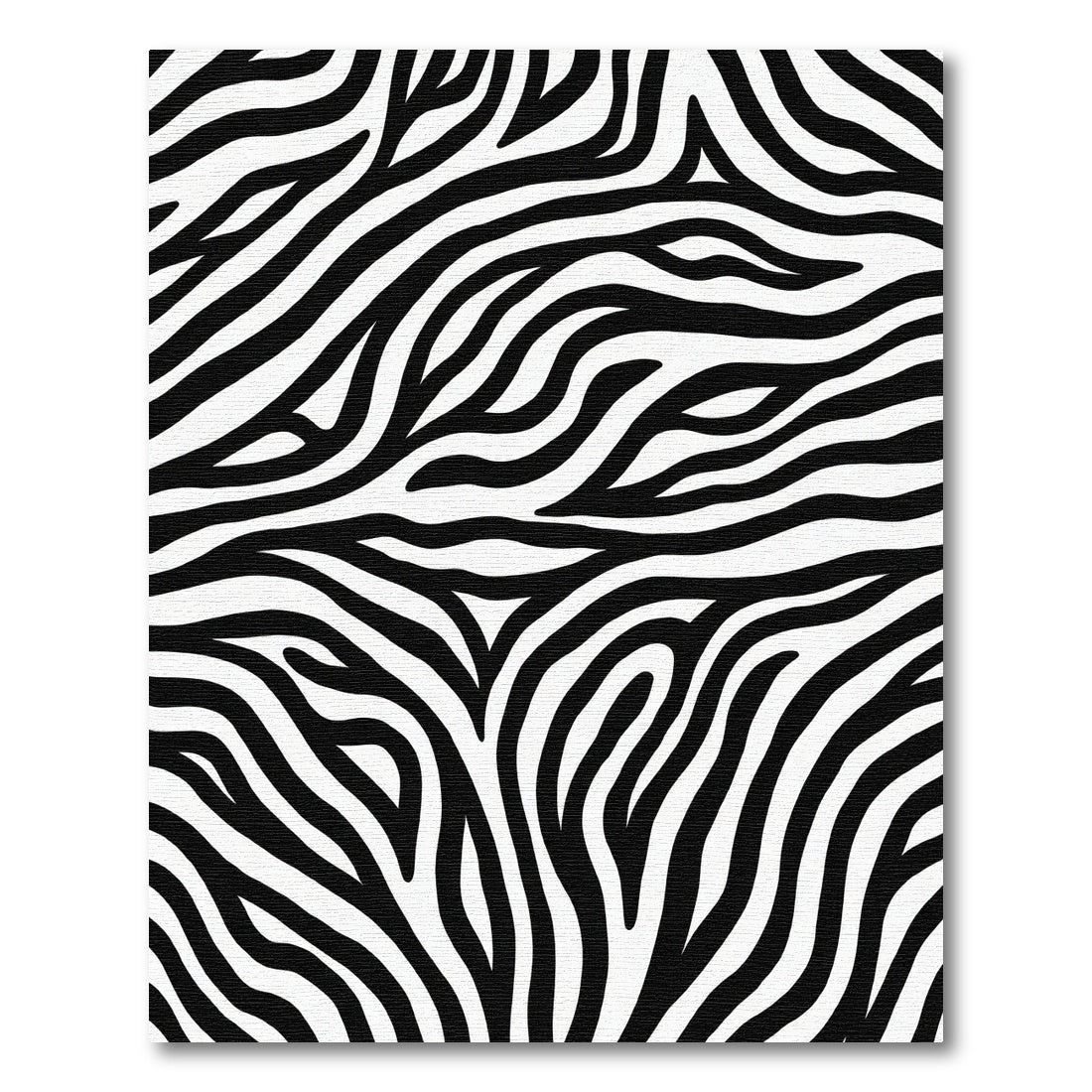 Contrast Abstract Animal Stripes Rug