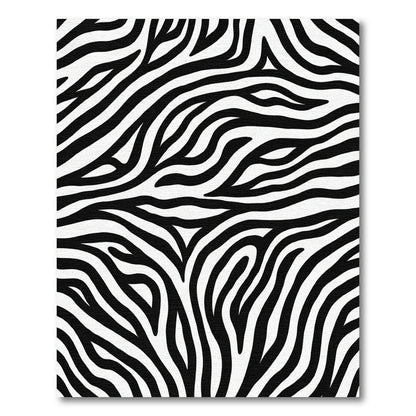 Contrast Abstract Animal Stripes Rug