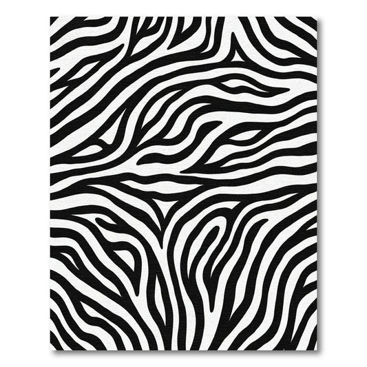 Contrast Abstract Animal Stripes Rug
