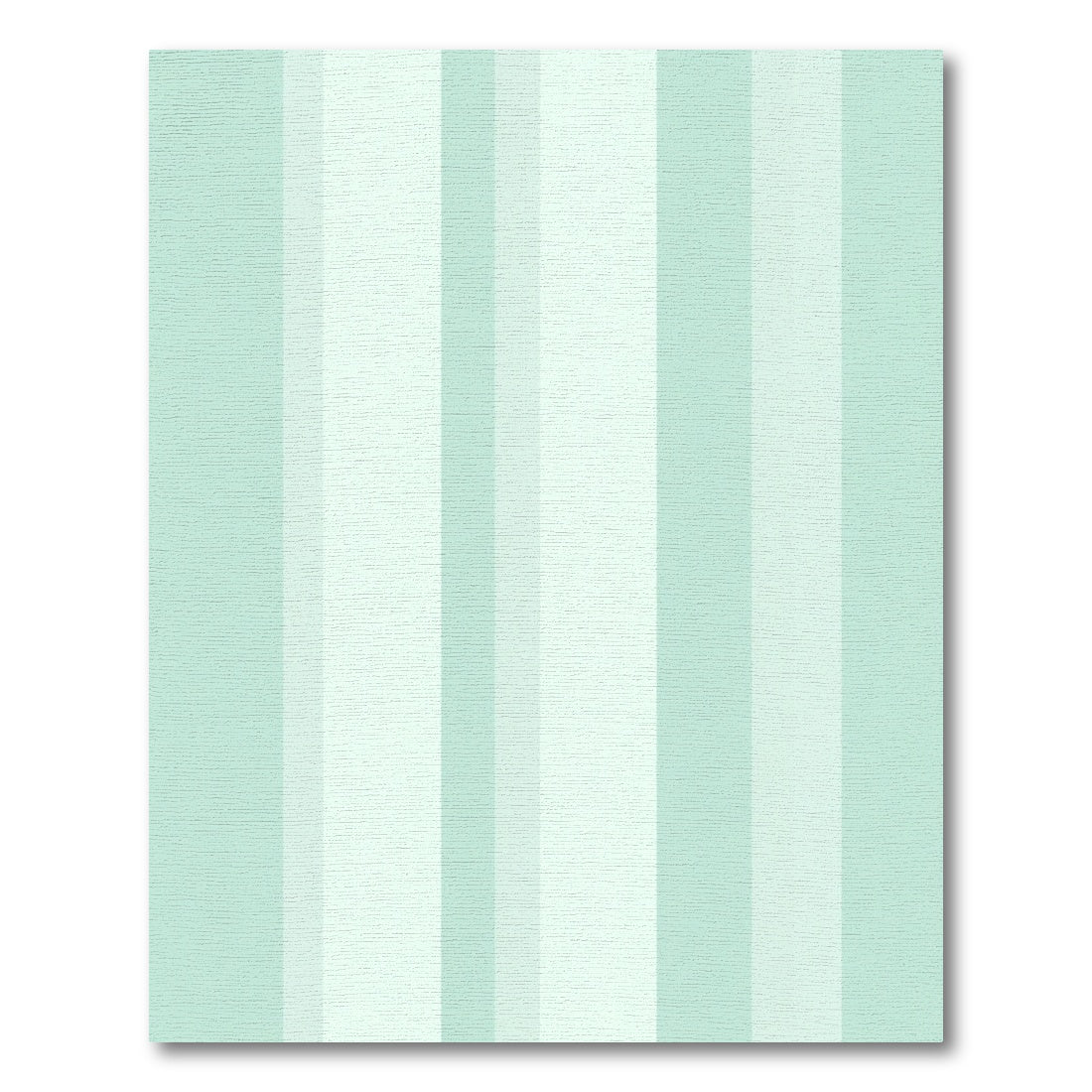 Soft Aqua Vertical Stripe Composition Rug
