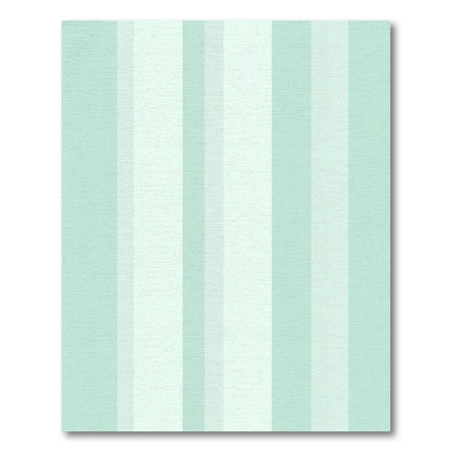 Soft Aqua Vertical Stripe Composition Rug