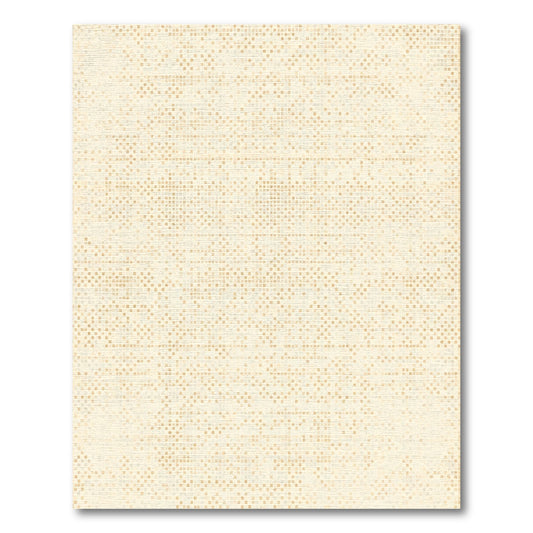 Neutral Tone Pixelated Grid Rug