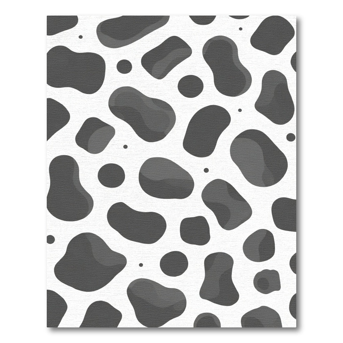 Abstract Gray Blob Scatter Rug