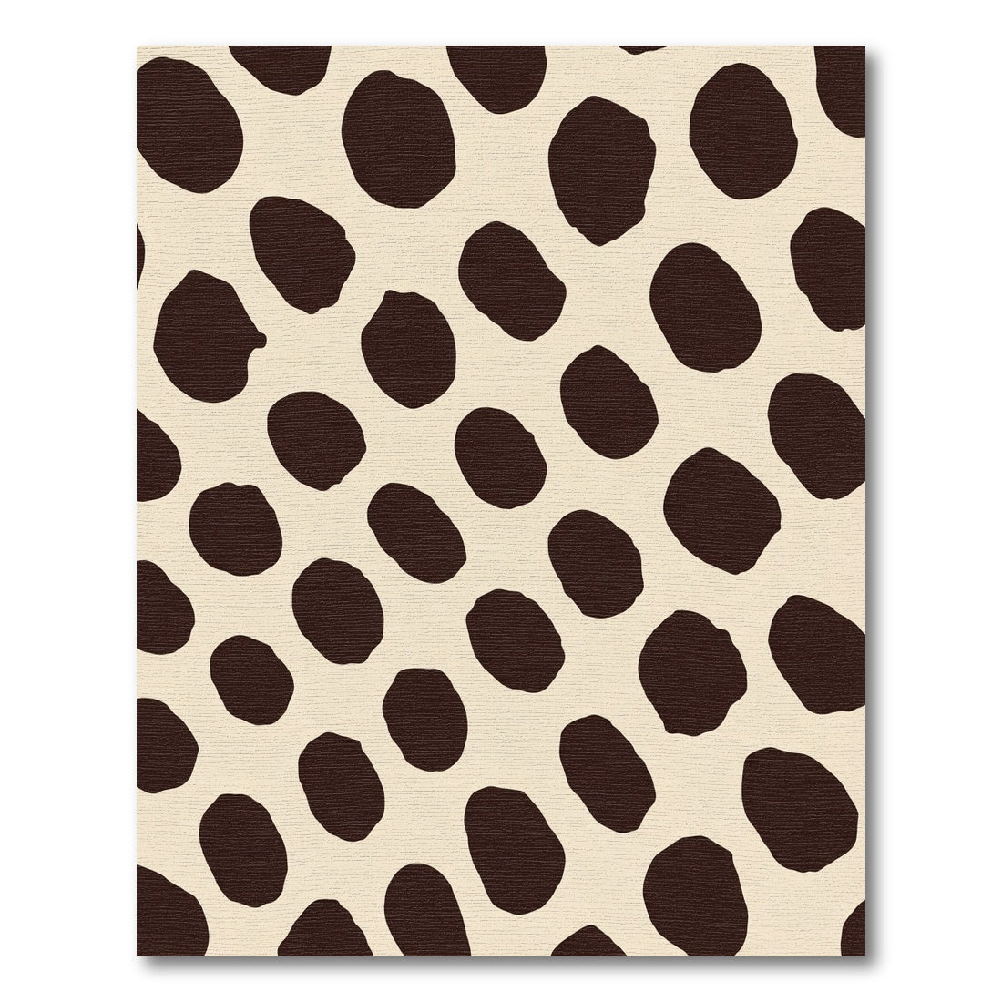 Brown Speckle Spot Pattern Rug