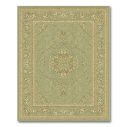 Sage Green Floral Vintage No. 41 Area Rug