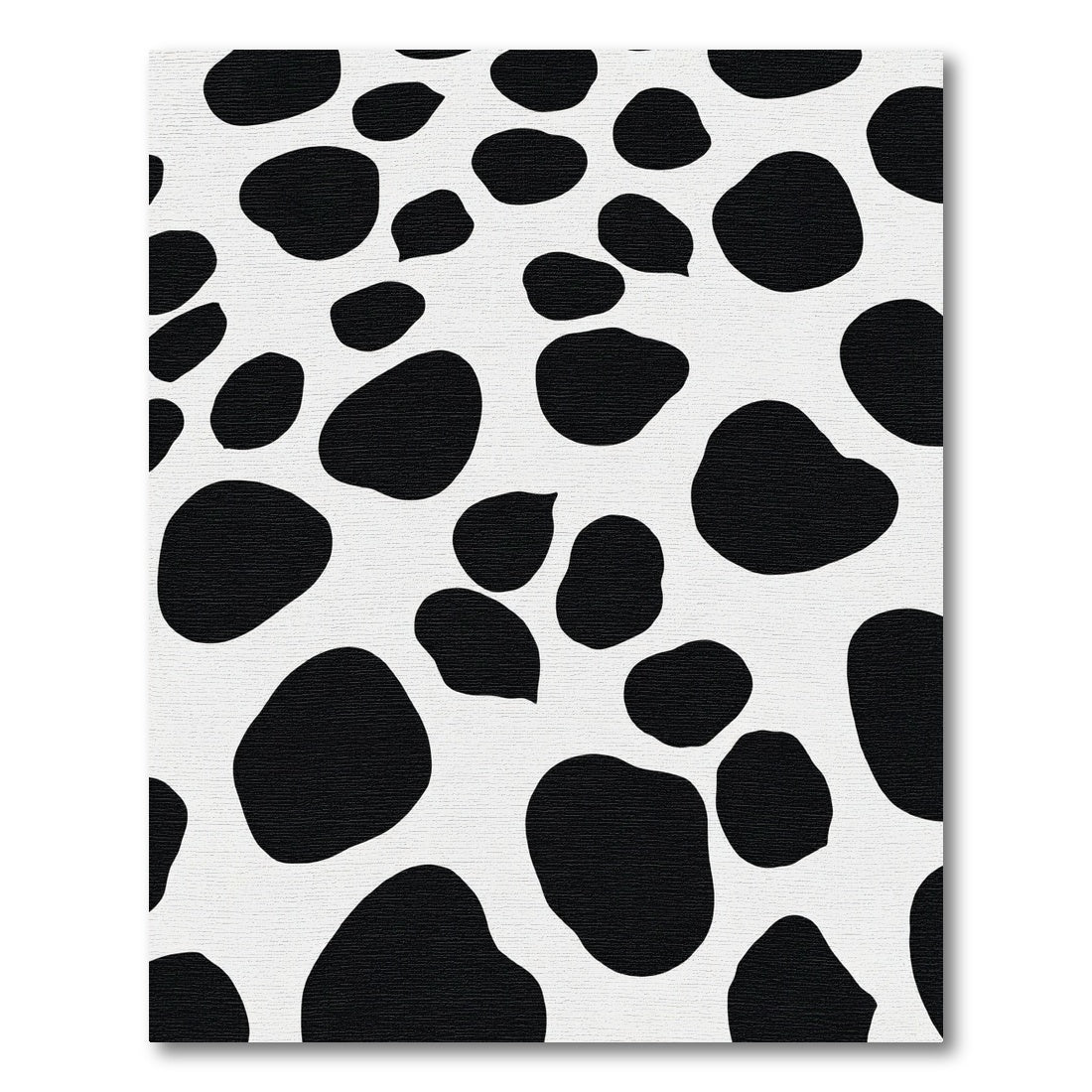 Monochromatic Spotted Irregular Shapes Rug