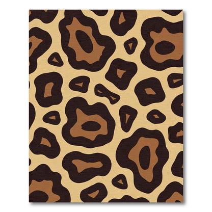 Bold Black Brown Animal Spots Rug