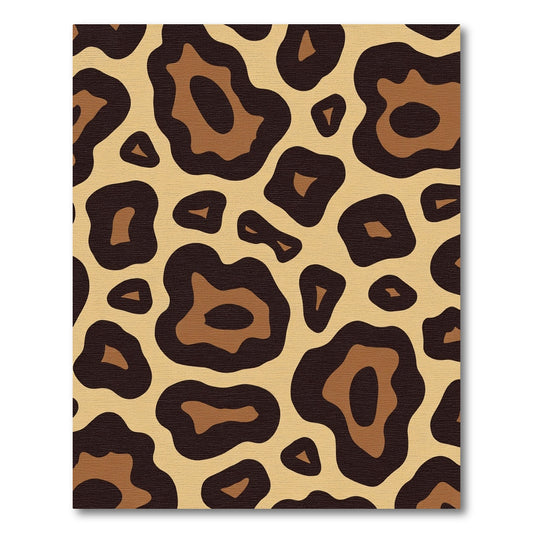 Bold Black Brown Animal Spots Rug