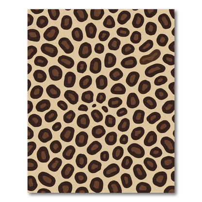 Trendy Leopard Spot Accents Rug