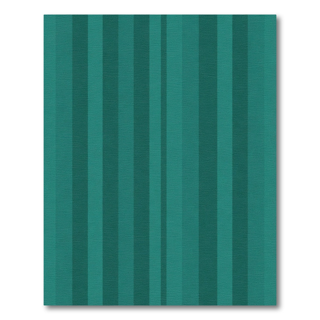 Teal Wide Vertical Stripe Composition Rug