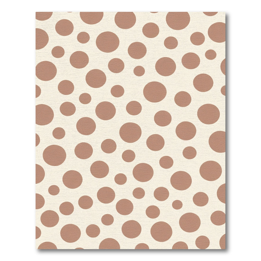 Terra Cotta Dot Pattern Rug
