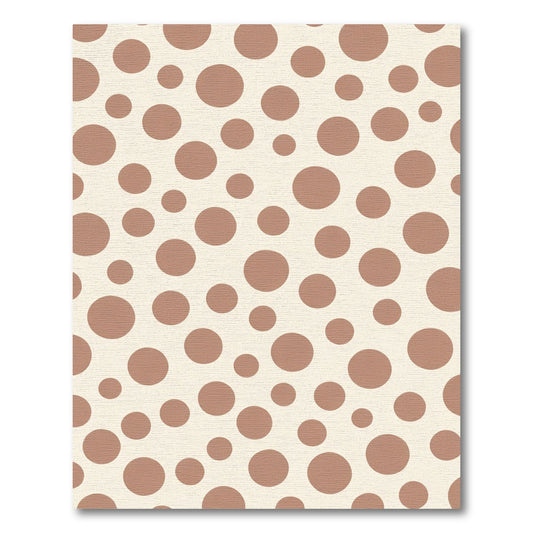 Terra Cotta Dot Pattern Rug