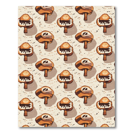 Whimsical Mushroom Forest Ground Cover Rug