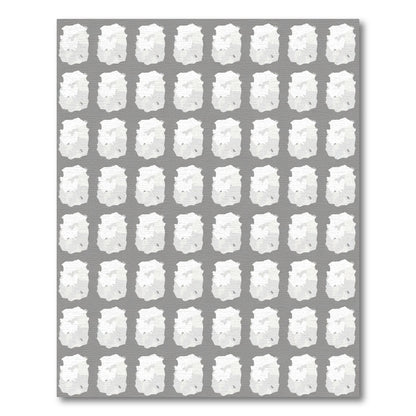 White Cloud Cluster Geometric Repeat Rug