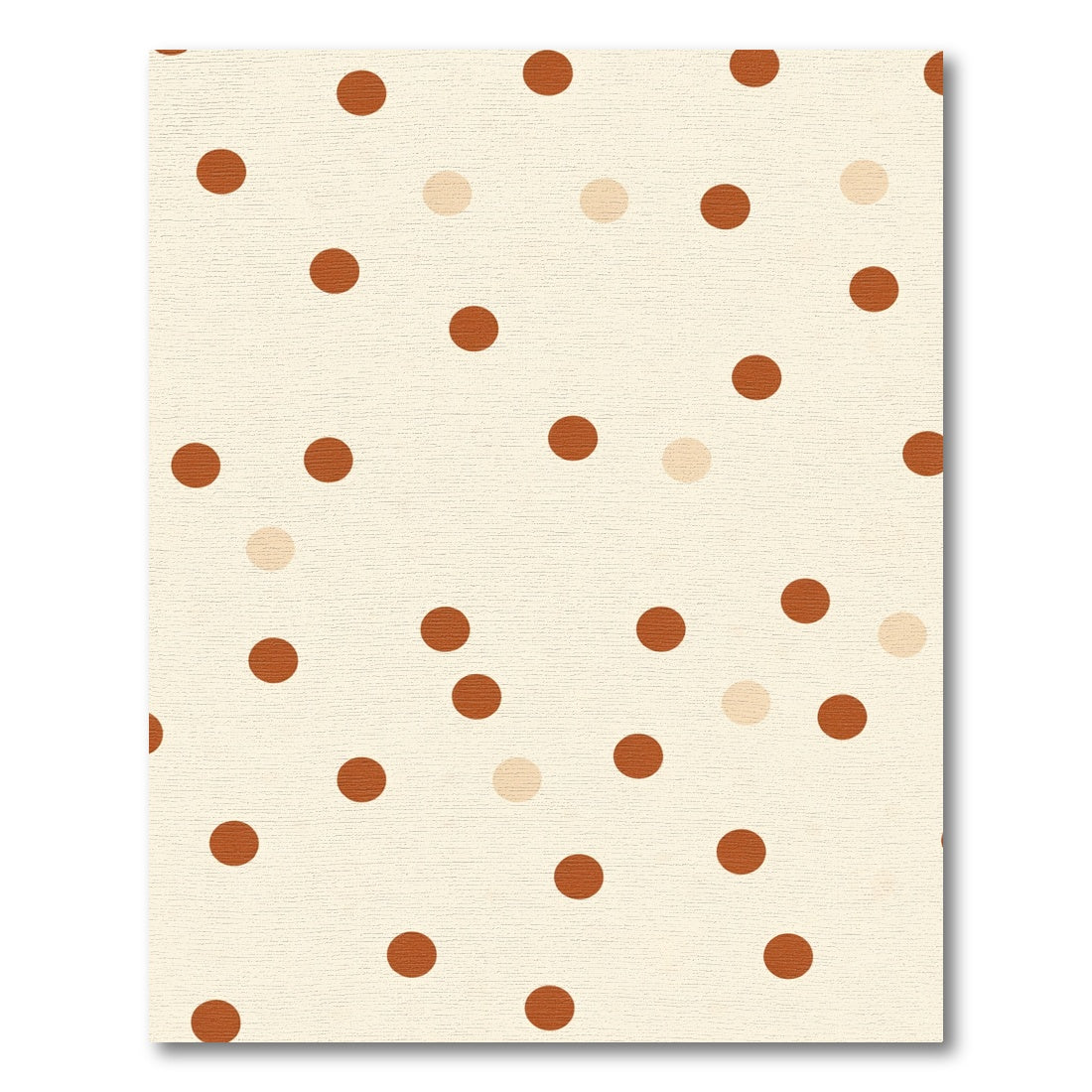 Autumn Polka Dot Circles Rug