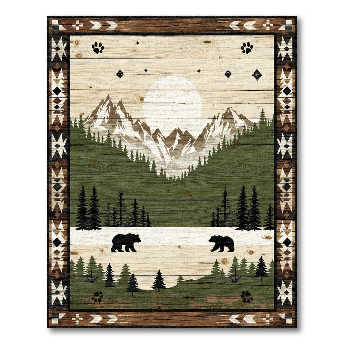 Heritage Tribal Bear Mountain Area Rug