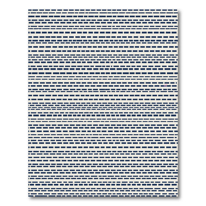 Navy Blue Geometric Striped Area Rug