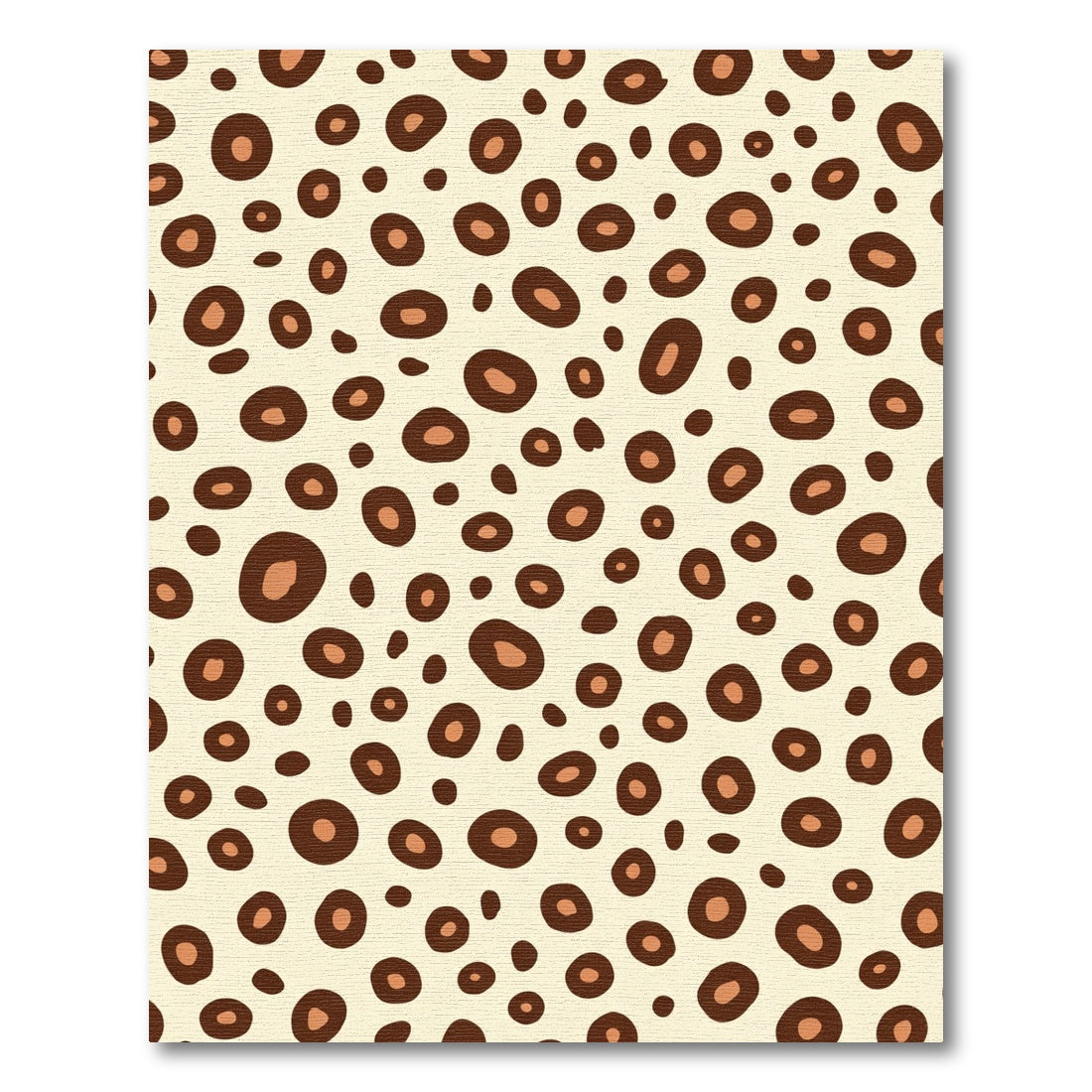 Brown Cream Speckled Spot Rug