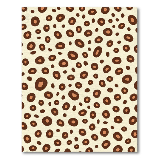 Brown Cream Speckled Spot Rug
