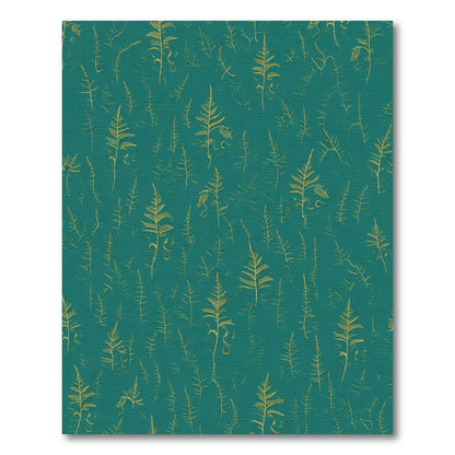 Golden Fern Botanicals Teal Rug