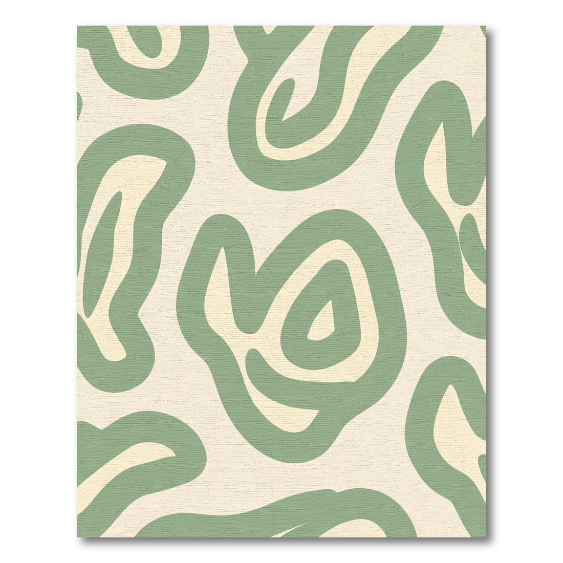 Sage Contemporary Organic Swirl Rug