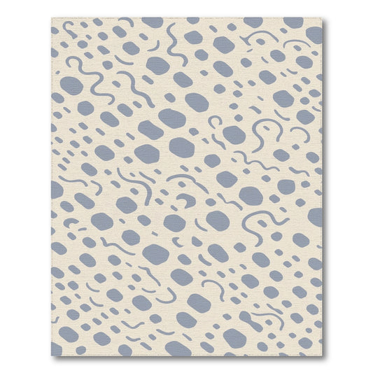 Abstract Area Abstract Pebble Beige Area Rug