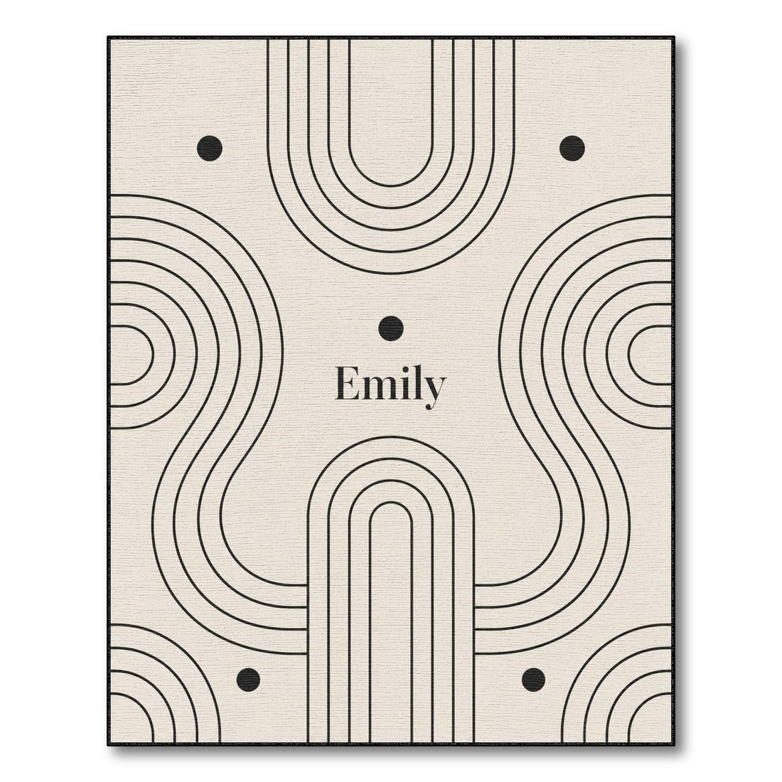 Emily Beige Geometric Area Rug