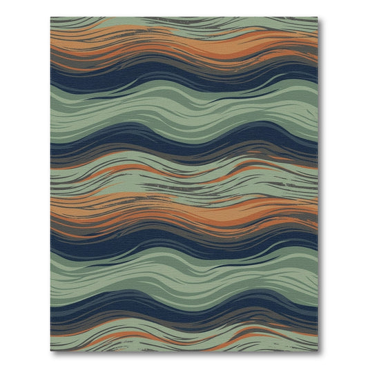 Abstract Area Fluid Wave Abstract Area Rug