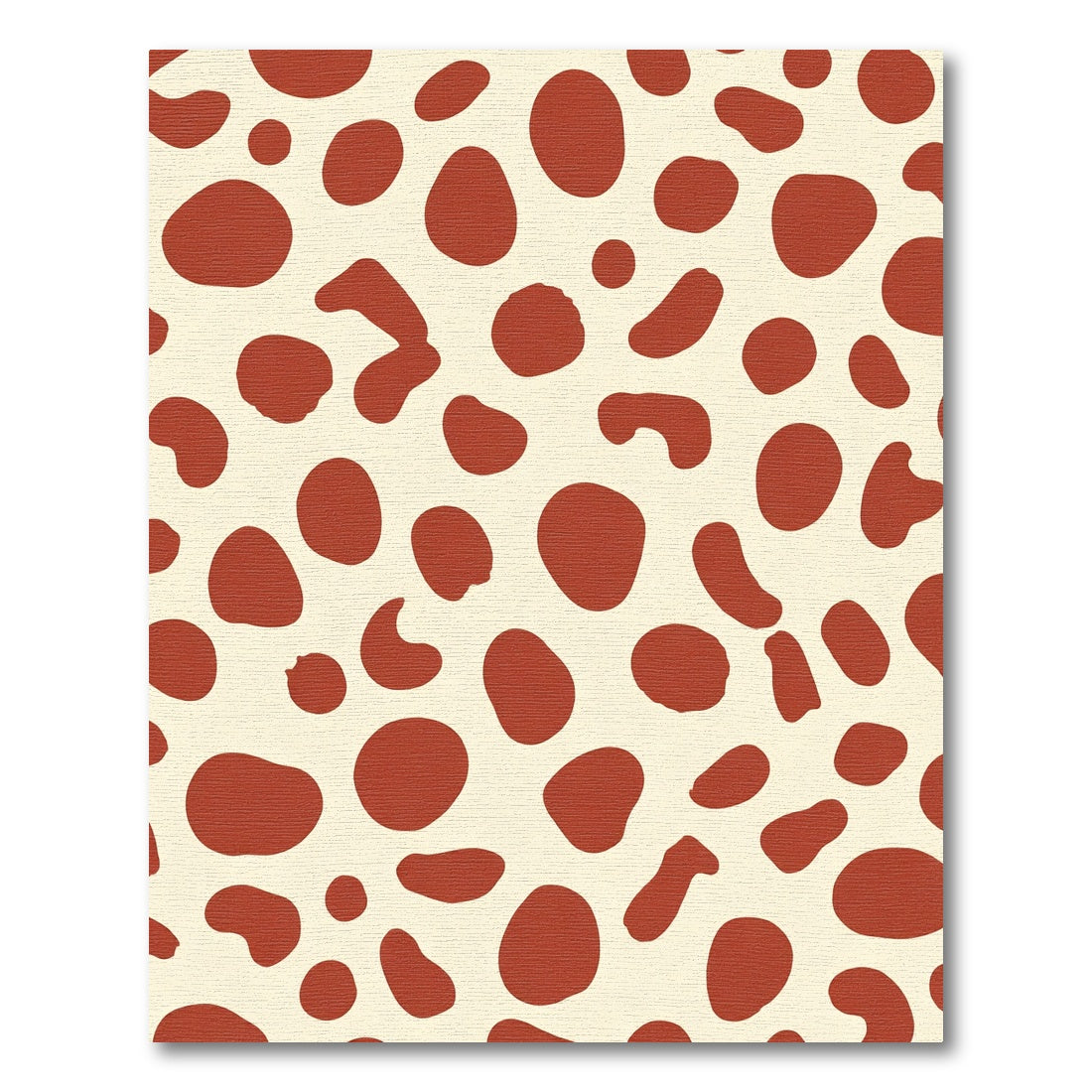 Rustic Red Polka Dot Field Rug