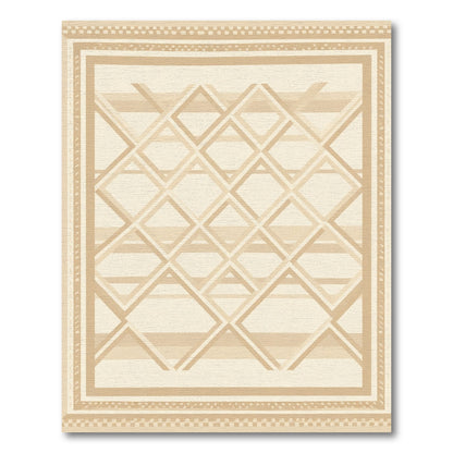 Neutral Diamond Lattice Bordered Rug