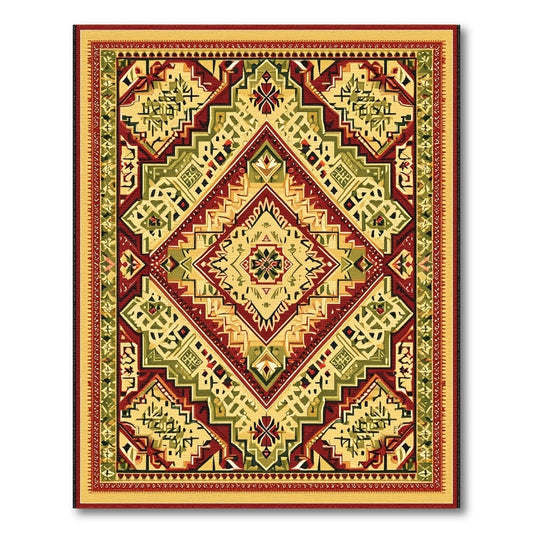 Multi-color and Patterns Southwestern Multi-Color Geometric Area Rug