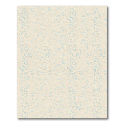 Cream and Sky Blue Abstract Confetti Rug