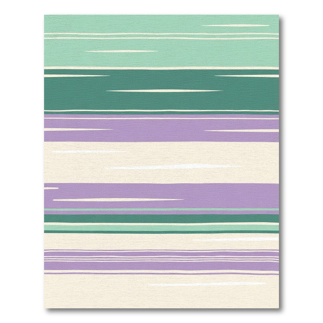 Modern Striped Serene Hues Rug