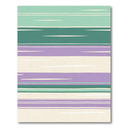 Modern Striped Serene Hues Rug