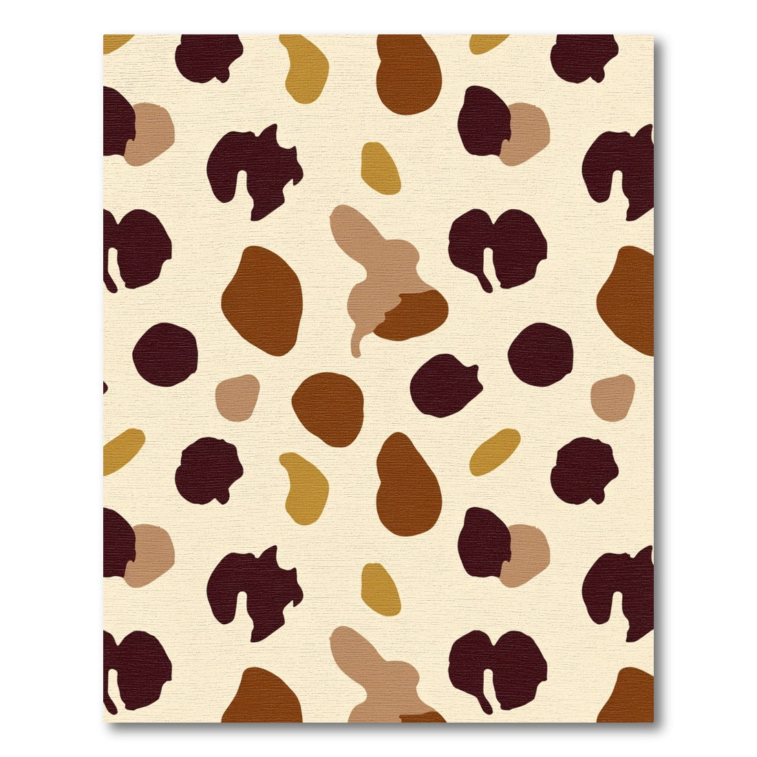 Earthy Toned Abstract Blotches Rug