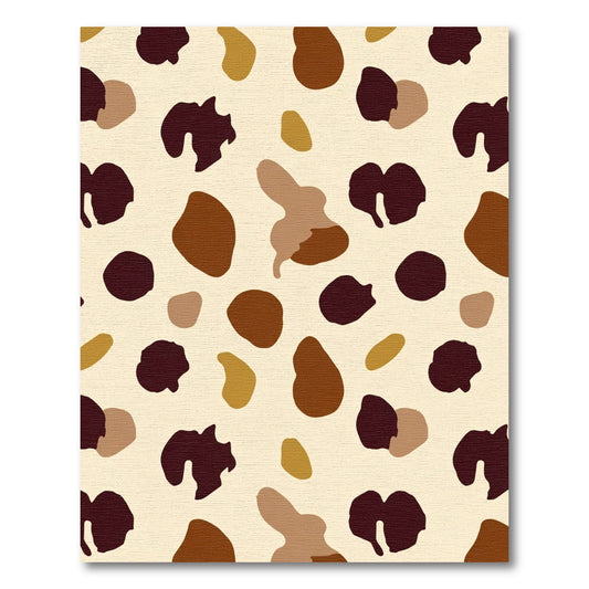Earthy Toned Abstract Blotches Rug