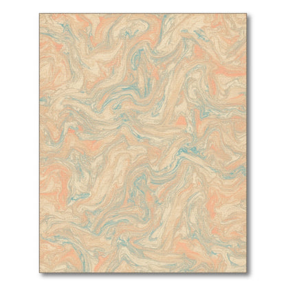 Abstract Marble Swirl Beige Area Rug