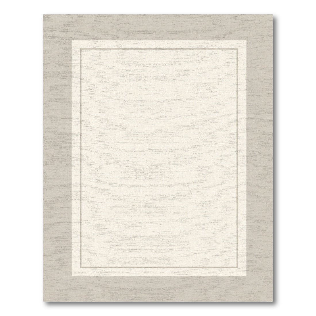 Cream Border Square Rug