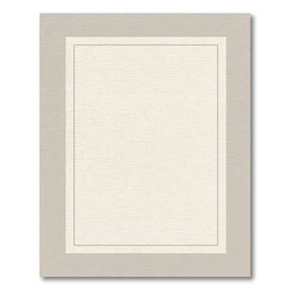 Cream Border Square Rug