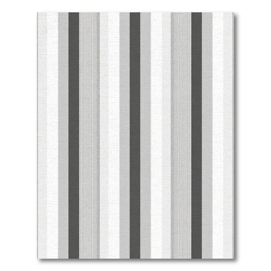 Modern Gray Stripe Variation Rug