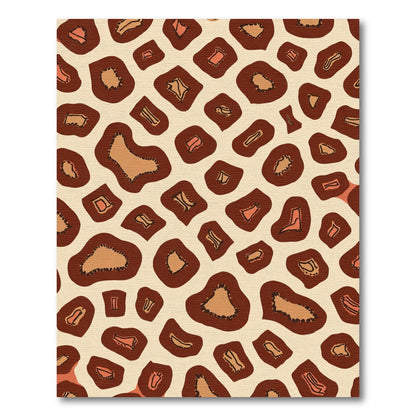 Brown Animal Print Spots Rug